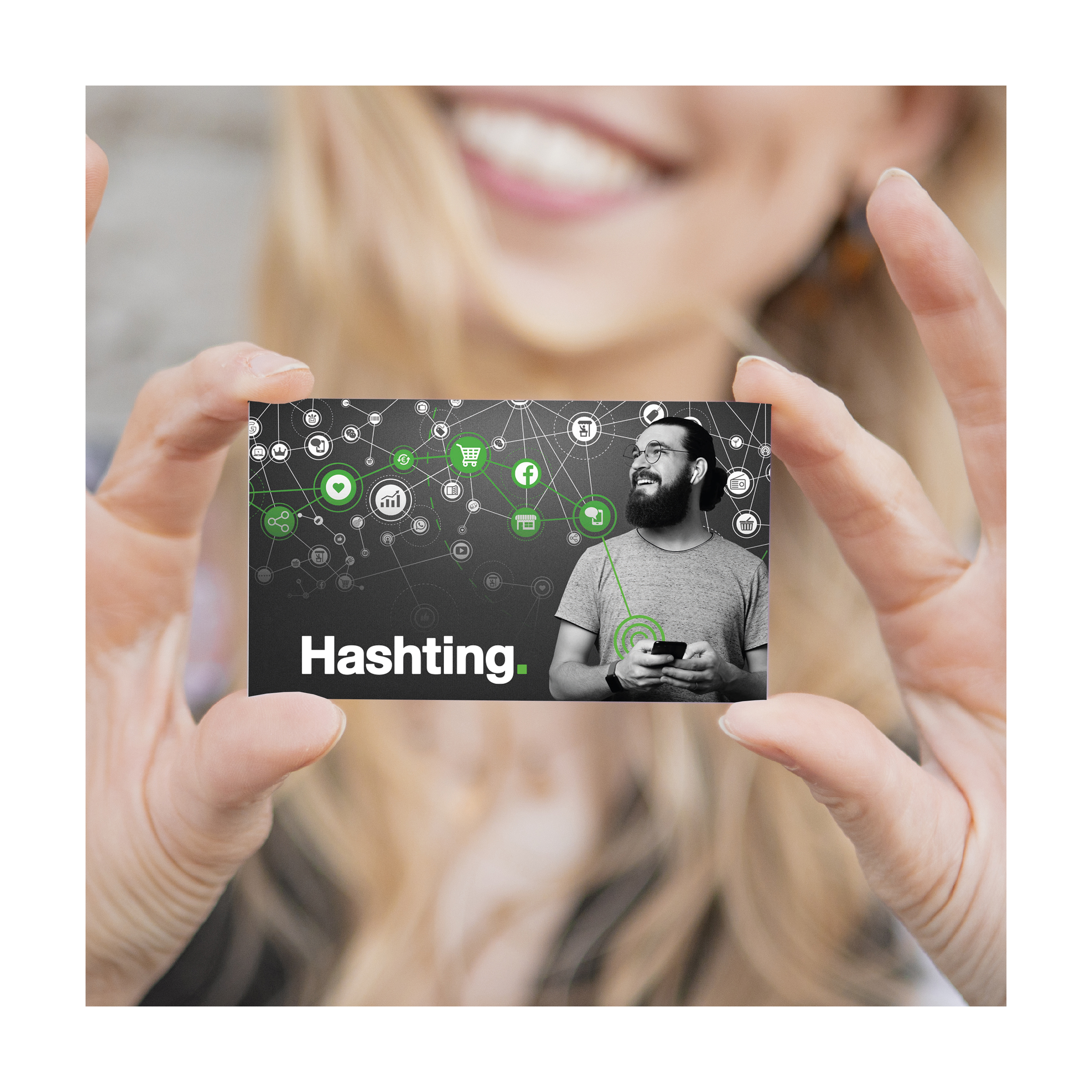 Hashting Business Cards